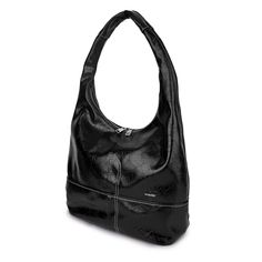 Description Major Material: Vegan Leather + Recycled Plastic Bottles Leather Type: Faux Hand Scratch Leather Silhouette: Hobo/Shoulder Disclosure: Zip Closure Shoulder Strap: Undetachable Leater Strap (Unadjustable) Hardware: Silver Hardware Lining Material：Faux Suede Lining Bag Dimensions: 12.6'' W x 5.31'' D x 11.81'' H (32cm x 13.5cm x 30cm) Shoulder Drop: 11.81'' (30cm) Hobo Tote Bag, Vegan Handbags, Hobo Shoulder Bag, Vegan Bags, Bag Trends, Branded Handbags, Recycle Plastic Bottles, Black Bag, Black Tote Bag