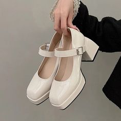 Shipping: Worldwide Express Shipping AvailableDelivery time: 7-15Days Fast ShippingReturns: Fast refund, 100% Money Back Guarantee.SPECIFICATIONSBrand Name: TangDuoYaOrigin: Mainland ChinaUpper Material: PUToe Shape: round toeWith Platforms: YesPlatform Height: 3-5cmHeel Height: Super High (8cm-up)Heel Type: Round HeelPump Type: basicStyle: fashionFashion Element: ShallowSeason: Spring/AutumnOutsole Material: RUBBERis_handmade: YesPattern Type: SolidInsole Material: PUOccasion: CasualModel Number: 42116999-34Gender: WOMENFit: Fits true to size, take your normal sizeLining Material: PUClosure Type: buckle strapItem Type: Pumps1: vintage shoes2: low heel women shoes3: harajuku shoes4: platform shoes5: lolita shoes6: school shoes for women7: harajuku shoes8: women shoes9: platform shoes haraj Asian Shoes, Harajuku Shoes, Wedding Party Shoes, Mary Jane Platform Shoes, Mary Jane Shoes Womens, Super High Heels, Wedding Heels, Red Heels, Jane Shoes