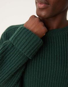 Maglioni e Cardigan di ASOS DESIGN Abbraccia il tuo lato più morbido Girocollo Maniche lunghe Polsini con risvolto Vestibilità oversize Green Jumper, Holiday Party Attire, Rib Sweater, Oversize Pullover, Pull Oversize, Christmas Jumper Dress, Spring Floral Dress, Jumpsuit Party, Satin Slip Dress