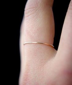 Rose Gold Stackable Rings, Gold Stacking Ring, Thick Ring, Wedding Plan, 14k Rose Gold Ring, Tiny Earrings, Morganite Engagement Ring, Gold Ring Stack, Ring Rose Gold