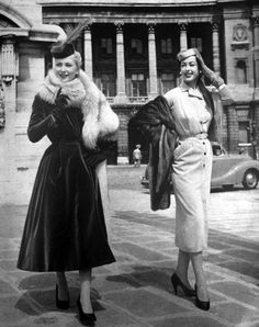 1950s Winter Fashion, Vintage Winter Fashion, Vintage Winter Outfits, Fashion 1950, 1950 Fashion, Vintage Fashion 1950s, Vintage Lifestyle, Fashion 1950s