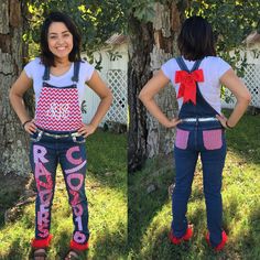 Senior overalls Cheer Overalls, School Mums, Spirit Jeans