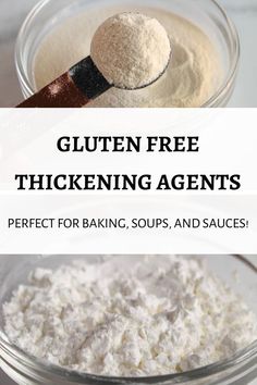 gluten free thickening agent in a glass bowl