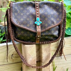 Louis Vuitton Revamped Saumur 35 Shoulder Bag Monogram Leather Brown France Western Louis Vuitton Handbags, Western Louis Vuitton, Louis Bag, Akhal Teke, Bags Louis Vuitton, Louis Vuitton Purse, Chic Leather, Monogrammed Leather, Louis Vuitton Shoulder Bag