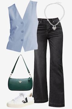 The Best Wide Leg Jeans Outfit Ideas - fitsbylaura💫 Black Jeans Outfit Ideas, Classic Fashion Looks