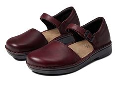 Naot Catania - Women's Shoes : Soft Bordeaux Leather : Spruce up your feet with these beautiful Naot Catania footwear that provides comfort to a whole another level. Leather upper. Textile lining. Leather insole. Round toe box. Buckle and hook-and-loop closure. Synthetic sole. Imported. Measurements: Heel Height: 1 in Weight: 9 oz Product measurements were taken using size EU 37 (US Women's 6), width M. Please note that measurements may vary by size. Weight of footwear is based on a single item, Mary Jane Closed Toe Flats With Leather Footbed, Cushioned Round Toe Mary Janes, Cushioned Mary Janes With Round Toe, Casual Mary Janes With Removable Insole And Closed Toe, Casual Mary Janes With Removable Insole, Mary Jane Flats With Branded Insole And Round Toe, Slip-on Mary Janes With Removable Insole, Mary Janes With Removable Insole And Medium Width, Shoes Soft