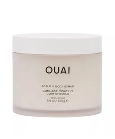 OUAI Scalp & Body Sugar Scrub 8.8 Oz 250 g. Scrub For Hair, Ouai Products, Coconut Oil Sugar Scrub, Hair Scrub, Scalp Shampoo, Exfoliating Body Scrub, Scalp Scrub, Sugar Body, Sugar Body Scrub