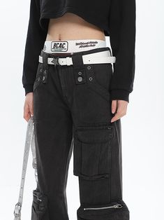 Size(cm) Length Waist Hip Thigh S 104 72 94 49 M 105 74 98 50 L 106 76 102 51 Size: S M L Color classification: smoke gray Year Season: Spring 2023 Length: trousers Color: dark Black High Waist Jeans With Pockets, High Waist Black Jeans With Belt Loops, Urban Black Jeans With Belt Loops, Black High-rise Bottoms With Hip Pockets, High-rise Black Bottoms With Hip Pockets, Black High Rise Bottoms With Hip Pockets, Mid-rise Streetwear Pants With Zip Fly, High Rise Black Pants With Belt Loops, Streetwear Mid-rise Pants With Zip Fly