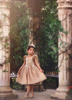 BIANCA DRESS GOLD Makeup Book, Girls Fall Dresses, Bianca Dress, Kids Clothing Brands, Girls Boutique Clothing, Boy George, Kids Fashion Clothes, Online Clothing Boutiques, Dress Gold