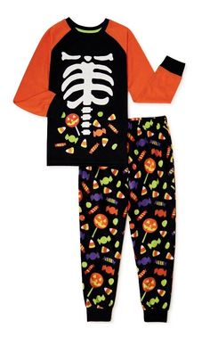 Kids Halloween Pajamas, Halloween Toddler, Unisex Pajamas, Halloween Family, Halloween Pajamas, Toddler Pajamas, Toddler Halloween, Matching Pajamas, Family Pajamas