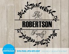 the robertson family svg files