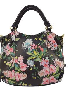 Liz Claiborne Closure With Zipper 1 Inside Zip Pocket 3 Inside Slip Pocket 1front Slip Pocket Handle Drop Length 4" Max Strap Drop Length 23.5" 9.75" H X 11.5"W X 4.63" Depth 100% Faux Leather Lining Material Polyester Black Satchel For Spring Travel, Black Hobo Tote Bag For Spring, Spring Black Satchel For Everyday Use, Black Satchel For Everyday Spring Use, Elegant Black Bags With Floral Print, Black Floral Print Tote Bag, Black Rectangular Shoulder Bag With Floral Print, Black Hobo Bag For Everyday Spring Use, Black Floral Print Shoulder Bag For Everyday Use