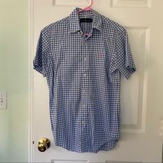 Brand New Without Tags, Size S Casual Ralph Lauren Collared Shirt, Ralph Lauren Cotton Polo Shirt, Casual Ralph Lauren Tops With Button Closure, Preppy Summer Shirt With Buttons, Ralph Lauren Short Sleeve Spring Shirt, Ralph Lauren Casual Shirt With Button Closure, Casual Ralph Lauren Button-up Top, Ralph Lauren Preppy Summer Tops, Ralph Lauren Casual Summer Shirt