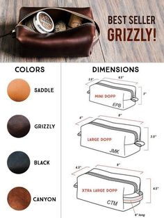 Gift Packaging Design, Diy En Cuir, Dopp Bag, Boxy Bags, Bags Pattern, Gift Bags Diy, Mens Toiletry Bag, Groomsmen Gifts Personalized, Diy Leather Bag