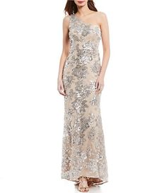 Women's Formal Dresses & Evening Gowns | Dillard's Sleeveless Sequined Evening Gown, Sleeveless Evening Gown With Sequins, Champagne Sleeveless Sequin Dress For Gala, Sleeveless Champagne Sequin Dress For Gala, Sleeveless Sequin Cocktail Gown, Champagne Sleeveless Sequin Gown, Champagne Embellished Sleeveless Gown, Embellished Sleeveless Sequin Dress With Fitted Bodice, Embellished Sequin Sleeveless Dress With Fitted Bodice