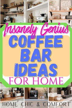 coffee bar ideas, coffee corner ideas, coffee station ideas, coffee nook, coffee corner, small coffee bar ideas, coffee bar ideas kitchen counter, coffee bar station, coffee bar home, coffee bar cart, coffee bar decor Ideas For Coffee Bar, Small Coffee Bar Ideas, Coffee Station Ideas Countertop, Coffee Corner Ideas, Small Coffee Bar, Built In Coffee Bar, Coffee Station Ideas, Bar Nook, Coffee Bar Ideas