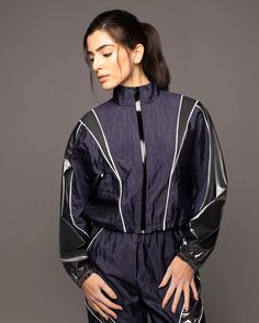 Enigma Track Jacket - Midnight Blue