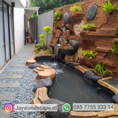 Tebing Relief Diy Garden Fountains, Garden Services, Garden Fountains, Tangerang, Vertical Garden, Twitter Instagram, Diy Garden, Gazebo, Patio