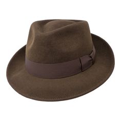 PRICES MAY VARY. Classic men's fedora hat with a modern teardrop crown that allows the crown to follow the shape of the head more closely, resulting in a more contemporary and comfortable fit. Sweat wicking internal sweatband. Easy Care: Hat can be surface cleaned with a clothes brush or clean damp cloth. Water repellent, withstanding showers (but should not be worn in heavy rain as this may cause it to lose some of its distinctive shape). Wide brim to provide the maximum protection from the ele Mens Fedora Hat, Gangster Style, Mens Hats Vintage, Popular Hats, Zoot Suit, Mens Fedora, Mens Hats Fashion, Mens Hats, Homburg