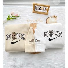 Christmas Gift Ideas For Best Friend, Bestie Sweatshirts, Marvel Sweatshirts, Nike Crewnecks, Cute Groot, Groot And Rocket, Bff Sweatshirts, Best Friend Hoodies, Embroidery Products