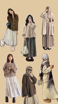 Korean Modest Outfits, Muslimah Fashion Casual, Modest Dresses Fashion, Colour Combinations Fashion, Modesty Outfits, Fashion Illustration Sketches Dresses, Modest Dresses Casual, Dress Design Sketches, Muslimah Fashion Outfits