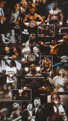 a collage of professional wrestlers and their names