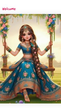 Radha Rani Makeup, Animation Camera, Concept Art Tutorial, Cute Images For Dp, Radha Krishna Images, Radha Rani, Painting Of Girl, Radha Krishna Art, Krishna Radha