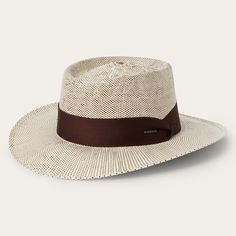 The Double Bogey Raffia Straw Hat is crafted from lightweight raffia straw. It has a 3” brim and 4 1/2” gambler crown, complemented by a grosgrain hat band and logo pin. An absorbent DRI-LEX® sweatband ensures an all-day comfortable fit. Double Bogey Raffia Straw Hat 4 1/2” Gambler Crown 3” Brim Grosgrain Band DRI-LEX® Sweatband 100% Raffia Straw Imported Woven Toquilla Straw Hat Bands For Rodeo, Classic Woven Straw Hat With Short Brim, Classic Sun Hat With Curved Brim, Country Style Toquilla Straw Sun Hat With Flat Brim, Woven Short Brim Straw Hat For Ranch, Short Brim Woven Straw Hat For Ranch, Woven Flat Brim Straw Hat For Rodeo, Classic Woven Sun Hat With Flat Brim, Kentucky Derby Woven Panama Hat In Toquilla Straw