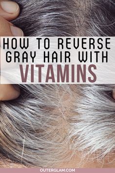 Wave goodbye to gray hair – discover the power of vitamins in hair color restoration. Curious? Click through to learn more and get started! Coconut Oil For Gray Hair, How To Prevent Gray Hair, Gray Hair Prevention, How To Stop Gray Hair From Growing, Gray Hair Reversal, How To Reverse Grey Hair Naturally, Reverse Gray Hair Naturally, Color Rinse On Gray Hair, Coloring Gray Hair Ideas