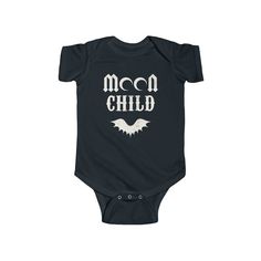 Dress your baby to the nines with this punky and black 100% cotton bodysuit. It has three snap leg closure for easy changing, a comfortable envelope neckline, and a beautiful, durable print that's bound to make your baby even cooler. - 100% soft flexible cotton - Light (5.0 oz/yd² (170 g/m - Tear away label - Comfortable envelope neckline - Three snap leg closure - Black color only - 666% Cool Fitted Black Cotton Onesie, Black Fitted Short Sleeve Onesie, Gender-neutral Cotton Bodysuit For Playwear, Fitted Black Onesie For Playwear, Fitted Graphic Print Onesie For Playwear, Unisex Black Short Sleeve Bodysuit, Printed Cotton Onesie For Playwear, Fitted Cotton Bodysuit For Playwear, Black Cotton Onesie For Summer