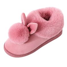 Squishy bunny ears combined with ultra-soft plush fuzziness makes these slippers the ultimate go-to this fall season! Comfy and cute, you'll never want to take these off as you Netflix n' chill! Keep your feet warm and cozy with our Plush Rabbit Slippers. Imagined in our soft signature blend, these slippers boast an adorable rabbit-inspired silhouette, while providing the most pleasant warmth imaginable. Super cute and comfortable, they will become your new favorite cozy staple. WARM & COMFORTAB Rabbit Slippers, Cat Slippers, Cotton Slippers, Bunny Slippers, Affordable Shoes, Comfort Shoes Women, Winter Slippers, Warm Slippers, Home Shoes