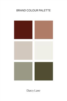 the brand color palette for marc lane's new collection, which is available in several colors