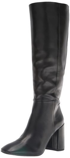 PRICES MAY VARY. Madden Girl Women's Knee High Boot Pull on style with side zipper closure Rounded square toe design Polyeurethane upper material High Boot Outfits Winter, Talk Black Boots Outfit, Boot Outfit Women, Black Boots Aesthetic, Amazon Boots, High Boots Outfit Winter, Tall Black Boots Outfit, Long Boots For Women, Tall Black Boots