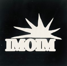 the word mom written in white on a black background