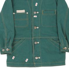 Description:Vintage Age 6 green Arizona Jeans jacket, fits large.GENDER: boys CONDITION: good - marked on front.STYLE: jacketERA: 1990sCOLOUR: greenFABRIC: cotton Green Cotton Outerwear With Pockets, Green Outerwear With Snap Buttons For Streetwear, Green Cotton Outerwear With Snap Buttons, Green Cotton Outerwear, Retro Green Outerwear With Pockets, Green Utility Outerwear With Snap Buttons, Vintage Green Outerwear With Snap Buttons, Green Vintage Outerwear With Snap Buttons, Retro Cotton Outerwear For School