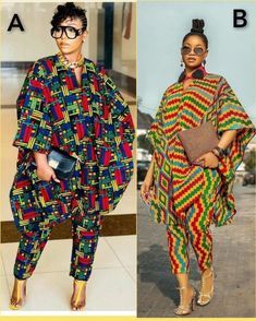 Agbada Styles For Women, Ankara Two Piece, Agbada Design, African Pants, Afrocentric Fashion, Pants And Top, African Print Clothing, Afrikaanse Mode, African Inspired Clothing