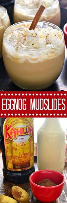 eggnog muddlings are an easy dessert recipe