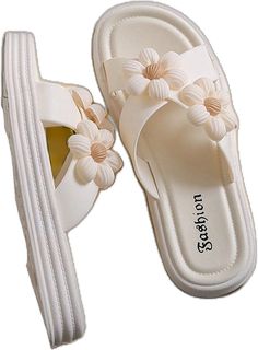 Floral Print Beach Sandals For Spring, Spring Beach Sandals With Floral Print, Summer Flower-shaped Synthetic Sandals, Summer Flower Sandals In Synthetic Material, Casual Flower-shaped Sandals For Summer, Casual Summer Sandals With Flower Shape, Summer Floral Print Beach Sandals, Synthetic Floral Print Sandals For Vacation, Floral Print Sandals For Beach Season