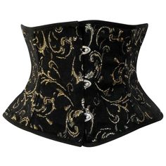 * Hey there! Take a look at our amazing Brocade Mini cincher Corset! * It's a special, handmade creation that can make your body look curvier. * This corset has strong steel bones, which means it's really sturdy. You can     lace it up tightly to train your waist and make it smaller. * No worries about putting it on or taking it off--it has a front busk that     makes it super easy. * Inside the corset, there are springs and steel rods that give you great    support and a comfy fit. * And guess what? The corset is lined with soft black cotton fabric, so it's    extra cozy to wear it all day long. * You can wear this versatile corset over a blouse or top to add a fancy touch    to your outfit. It covers your stomach and hips nicely, giving you a    flattering silhouette and making your tumm Medieval Corset, Cincher Corset, Waist Shapers, Lace Tights, Corset Lingerie, Waist Training, Steel Rod, Brocade Fabric, Corsets