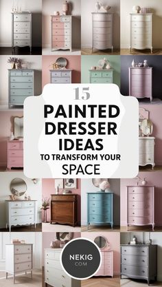 the top five painted dressers to transform from your space into an artful piece