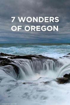 the seven wonders of oregon with text overlay