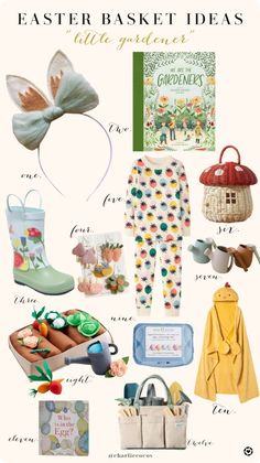 easter basket ideas for the little ones to have in their closet and play with them