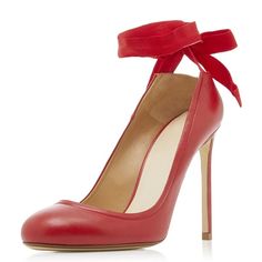 TAAFO Red Round Toe Stiletto Heels High Heels Heels 1-4 Pencil Heels, Strappy Pumps, Heels High, Ankle Strap Pumps, Strap Pumps, Red Heels, Pumps Shoes, Shoes Heels Pumps, Girl Day