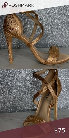 Brand New Rose Gold Strapy Heels Comfortable heels Shoes Heels Strapy Heels, Heels Comfortable, Comfortable Heels, Heels Shoes, Pink Gold, Pink And Gold, Shoes Women Heels, Pink Ladies, Sandals Heels