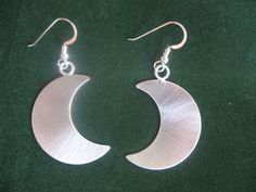 925 Crescent Moon Earrings Stevie Nicks Crescent Moons by Camias, $85.00 Modern Moon Shaped Earrings For Gift, Nickel-free Crescent Celestial Earrings, Celestial Crescent Silver Earrings, Silver Teardrop Earrings With Moon Charm, Silver Half Moon Earrings For Gift, Celestial Crescent Moon Phase Earrings, Half Moon Metal Earrings For Gifts, Silver Celestial Half Moon Earrings, Celestial Half Moon Earrings With Moon Phase Detail