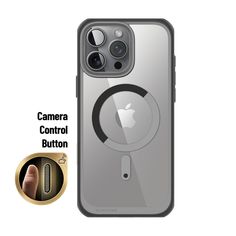 an iphone case with the camera control button on it