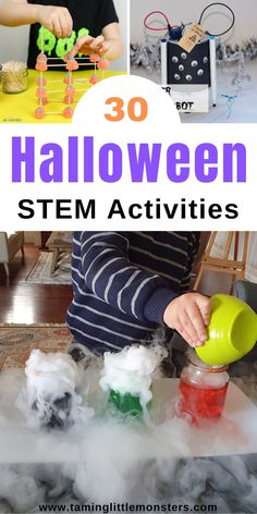 30 Amazing Halloween STEM Activities for Kids. Use the spooky season to learn all about science, math, engineering challenges and more. Halloween Stem Activities For Kids, Hands On Learning Activities, Halloween Science Activities, Fall Stem Activities, Halloween Stem Activities, Stem Activities For Kids, Halloween Lesson, Halloween Stem