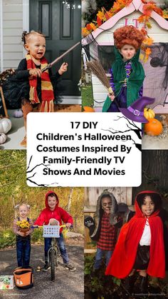 children's halloween costumes inspired by family - friendly tv shows and movies