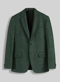 Make an entrance in our Bottle Green Herringbone Tweed Suit that isn't afraid to let its true colors fly. Crafted from wool, the suit features a herringbone pattern that develops a bit of texture and mystique, while its bottle green color places itself in the super suave category, making it ideal for a distinctive appearance. Whether you’re leading a meeting or enjoying a wedding, it keeps you memorable and poised.  Look Includes   Bottle Green Herringbone Tweed Fabric  Two Button Jacket Style Green Tweed Suit, Husband Fashion, Blue Tweed Jacket, Herringbone Tweed Jacket, Grey Wool Suit, Blue Linen Shirt, Tweed Sport Coat, Harris Tweed Jacket, Brown Corduroy Jacket