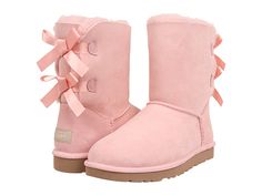 UGG Bailey Bow English Primrose - Zappos.com Free Shipping BOTH Ways Ugg Snow Boots, Uggs With Bows, Uggs For Cheap, Ugg Boots Cheap, Ugg Outlet, Ugg Boots Outlets, Pink Uggs, 일본 패션, Dr Shoes